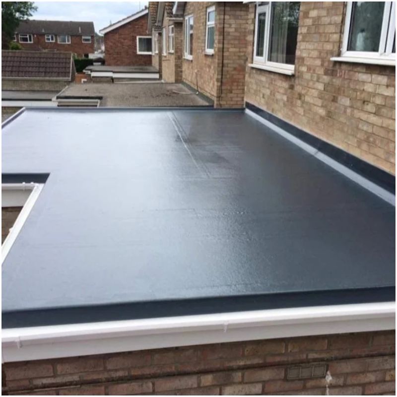 Before and After Of A Fibre Glass Roof We Have Installed - Strictly Fascias and Roofing Gallery
